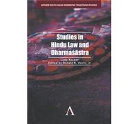 Studies in Hindu Law and Dharmasastra by Ludo Rocher Ludo Rocher (Auteur)