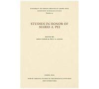 Studies In Honor Of Mario A. Pei