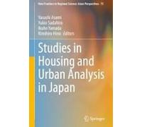 Studies In Housing And Urban Analysis In Japan