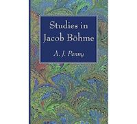 Studies In Jacob Böhme