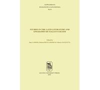 Studies In Latin Literature And Epigraphy In Italian Fascism