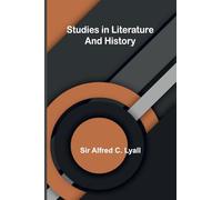 Studies in Literature and History
