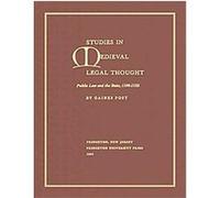 Studies in Medieval Legal Thought Gaines Post (Auteur)