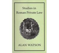 Studies In Roman Private Law