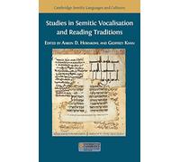 Studies In Semitic Vocalisation And Reading Traditions