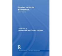 Studies in Social Economics - Leon Walras - Taylor amp Francis Ltd - Livre en Anglais - Paperback Leon WalrasLeon Walras (Auteur)