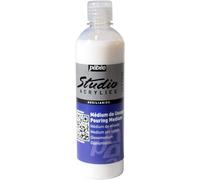 Studio Acrylics-Auxiliaire Pour Peinture Acrylique-Médium De Lissage Pouring Et Vernis-Liant Acrylique Fluide-Flacon De 500 Ml