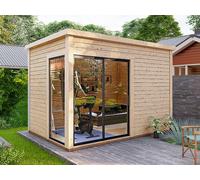 Studio de jardin en bois 10,2 m² - Epaisseur 45 mm - SYLVANA