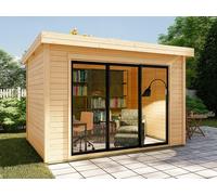 Studio de jardin en bois 15,3 m² - Epaisseur 28 mm - CANOPIA
