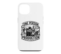 Studio De Production Une Personne pour Créateurs Vidéo IA Coque pour iPhone 13