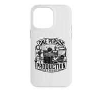 Studio De Production Une Personne pour Créateurs Vidéo IA Coque pour iPhone 14 Pro Max