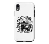 Studio De Production Une Personne pour Créateurs Vidéo IA Coque pour iPhone XR
