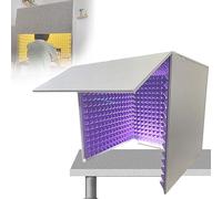 Studio d'enregistrement Portable 31" x 31" - Enceinte de Microphone insonorisée, Enceinte antibruit de Bureau, Convient aux Bureaux à Domicile et aux Studios, pièces insonorisées (Violet 80*