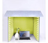 Studio d'enregistrement Portable, Studio de Bureau Professionnel insonorisé, bonnette Anti-Vent pour Microphone Domestique, Studio d'enregistrement Musical Pliable, Studio d'enregistrement v