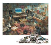 Studio d'orchestre Puzzles en Bois 500 Pièces Adultes Jeux Éducatifs Cadeaux d'anniversaire pour Décoration Jeu De Défi Familial Relaxation Et Sagesse 500pcs (52x38cm)