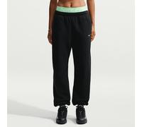 Studio Fleece Medium Weight High-Rise Oversized Cuffed Pants noir S