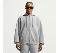 Studio Fleece Medium Weight Oversized Full-Zip Hoodie gris S