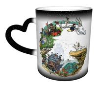 Studio Ghibli Anime Art ciel étoilé tasse à couleur changeante tasse en porcelaine céramique usage domestique bureau P{CD2502842}