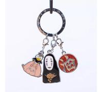 Studio Ghibli Chihiro 3 Porte-clés Kaonashi, taille unique