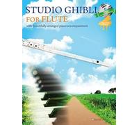 Studio Ghibli for Flute | Recueil de partitions célèbres de Joe Hisaishi pour flûte traversière avec accompagnement piano | CD audio, idéal pour musiciens intermédiaires passionnés de musique de films
