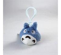 STUDIO GHIBLI-PORTE-CLES PELUCHE TOTORO BLEU-8 CM Bleu G