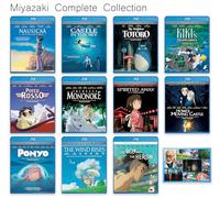 Studio Ghibli's - Hayao Miyazaki Complete 11 films « Directorial Masterpiece » Collection Bluray : Château dans le Ciel/Mon voisin Totoro/Le garçon et le héron / + 8 autres !! / + Carte d'art bonus