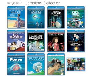 Studio Ghibli's - Hayao Miyazaki Complete 11 films « Directorial Masterpiece » Collection Bluray : Château dans le Ciel/Mon voisin Totoro/Le garçon et le héron / + 8 autres !! / + Carte d'art bonus