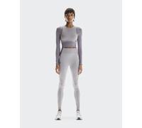 Studio Knit Long-T Crop Grey Lilac | Cosmos M