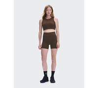 Studio Knit Shorts Brown Cinnamon Heather L