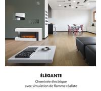 Studio Light & Fire 2 Cheminée 1000/2000 W MDF télécommande