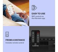 Studio Light & Fire 2 Cheminée smart 1000/2000W MDF Commande WiFi