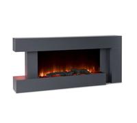 Klarstein Cheminée électrique Studio LightFire Smart 2000W effet flamme LED télécommande & minuterie