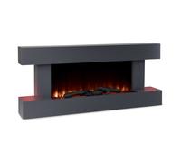 Studio LightFire Smart 2000W 132cm Cheminée électrique Gris Foncé
