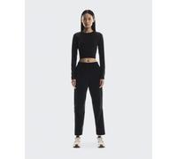 Studio Long-T Crop Black Black M