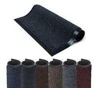 Studio M - Paillasson pour entrée Interieur 80x120 cm - Tapis Grand Taille - Absorbant - Antidérapant - Lavable - Anti Poussiere - pour Tous Sols - sous Porte - Résistant aux UV - Noir