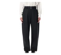 Studio Nicholson - Doring Belted Pant - Femme - Pantalons - Noir - Taille: 38 FR