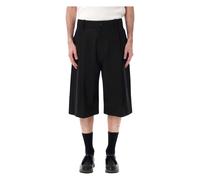 Studio Nicholson - Fowld Pleat Short - Homme - Shorts - Noir - Taille: M