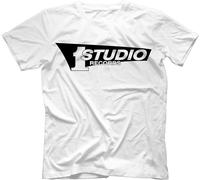 Studio One Records Men T-Shirt Graphic Mens Cotton Casual White Tee Shirt M