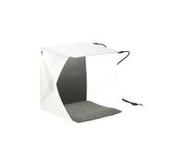 Somikon Studio photo professionnel 23 x 23 cm à éclairage 2 LED COB 20 W, 400 lm