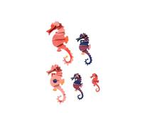 STUDIO ROOF Décoration Murale hippocampes 3D Sea Horses Wall Decoration