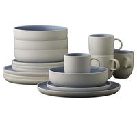 Studio Round North Service de table 16 pces Matte white/Matte river