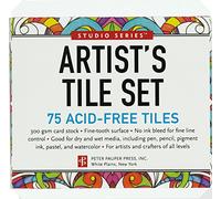 Studio Series Artist's Tiles White: 75 Acid-free White Tiles
