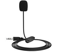 Studio Speech Mic Microphone w/Clip - Nouveau Mini Portable 3.5mm Mini Studio Speech Mic Microphone w/Clip pour PC Ordinateur de Bureau Conférences Enseignement Mic Noir - NoirTraitement Pratique