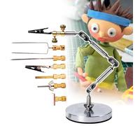 Studio Stop Motion Rig Arm - Kit bras plate-forme d'animation Stop Motion en acier inoxydable, bras plate-forme pour maintenir une marionnette légère-Charge utile 100-180g,avec 6 connecteurs
