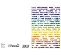 studio supernova - Carte de vœux en carton - Générique All - BA08