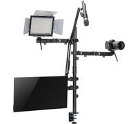Cassette caméscope Nano RS Studio tout-en-un NanoRS Support de table professionnel pour écran 17-32, microphone, caméra et projecteur Support pour trépied de studioVESA 75x75