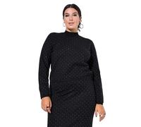 Studio Untold Femme Grandes Tailles Pull Coupe Boxy Shape, Petites Pierres Scintillantes Noir 50+ 845901100-50+