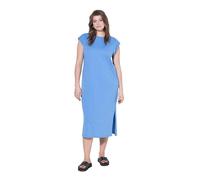 Studio Untold Femme Robe en Jersey | Grandes tailles, Plus Size, Robe midi en jersey oversized à encolure ronde et sans manches. Ouverture de type fente sur le