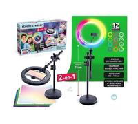 Canal Toys - Studio Vidéo 2-en-1 avec anneau lumineux LED multicolore, support double fonction- Studio Creator - INF027