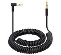 Studio3.0 Câble audio spiralé de rechange compatible avec les casques Beats by Dr.Dre Solo4 Solo3 Solo2 Solo HD Studio2 Studio Pro/Detox Mixr Executive et Pill Speaker